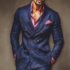 Men's Retro Casual Solid Color Blazer MTA2679L5TO