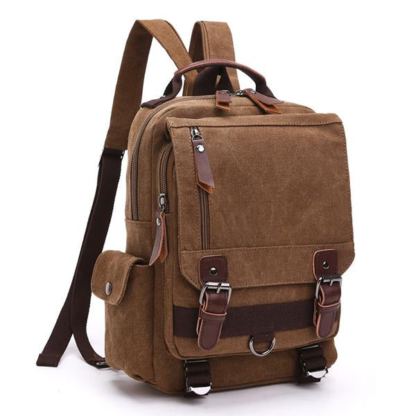 CASUAL CANVAS OUTDOOR TRAVEL BACKPACK 52963602M